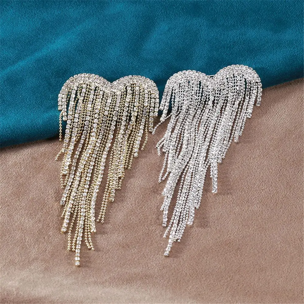 New Heart Tassels Brooches For Women 2022 2-color Rhinestone Weddings Party Office Brooch Pins Gifts 
New Heart Tassels Brooches For Women 2022 2-color Rhinestone Weddings Party Office Brooch Pins Gifts