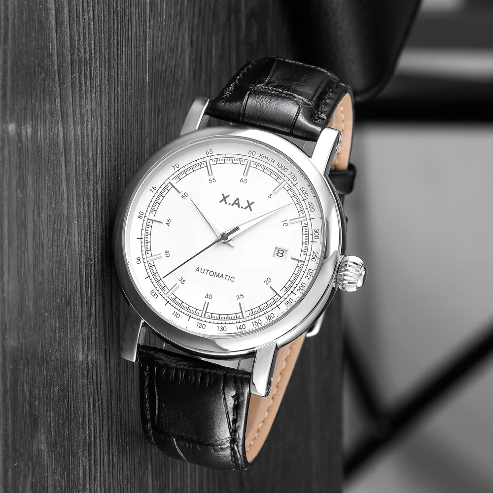 Branded Wrist Watch Men Mechanical Movement Leather Band Large Case Automatic Wristwatch Male Water Proof 30Meters Steel Back
Branded Wrist Watch Men Mechanical Movement Leather Band Large Case Automatic Wristwatch Male Water Proof 30Meters Steel Back