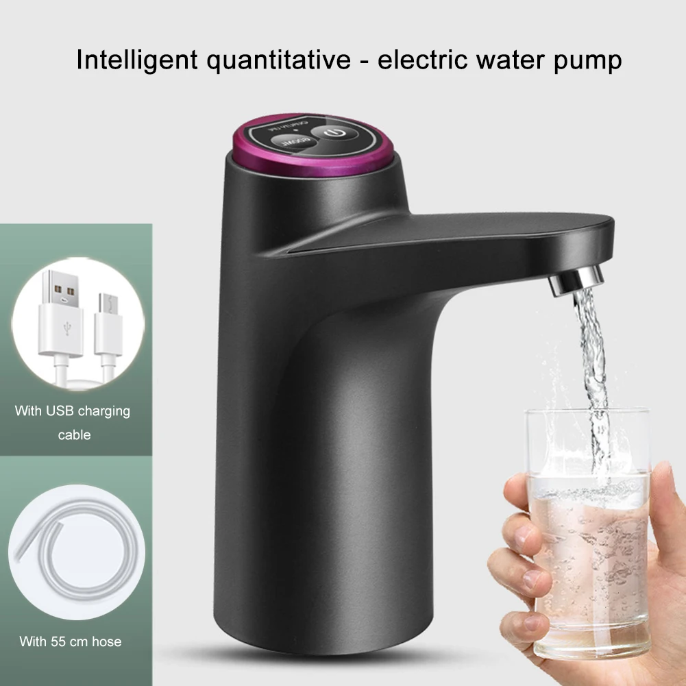 

Автоматический насос для питьевой воды с сенсорным выключателем и USB-зарядкой, портативный Электрический диспенсер для питьевой воды