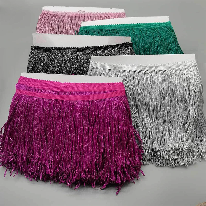 10 Meter 15cm Long Fringe Lace Tassel Polyester Lace Trim Ribbon Sew Latin Dress Stage Garment Curtain DIY Accessories
10 Meter 15cm Long Fringe Lace Tassel Polyester Lace Trim Ribbon Sew Latin Dress Stage Garment Curtain DIY Accessories