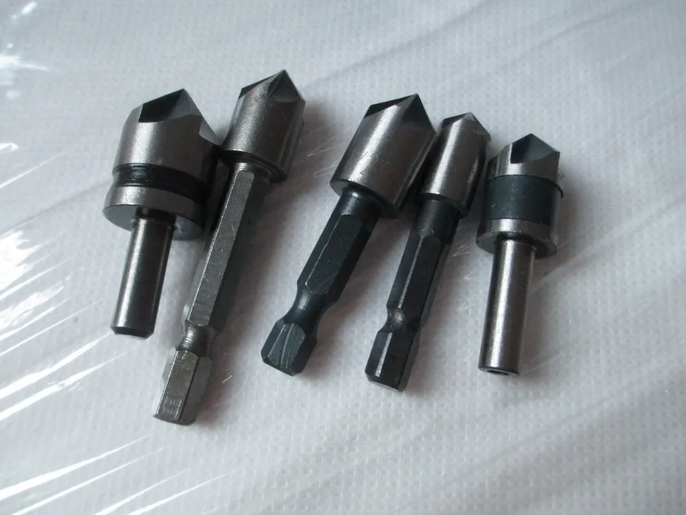 Fixmee 5pc Shars Industrial Countersink Drill Bit End Mills Mill Set 5 Flute 82 Degree Chamfer Chamfering
Fixmee 5pc Shars Industrial Countersink Drill Bit End Mills Mill Set 5 Flute 82 Degree Chamfer Chamfering