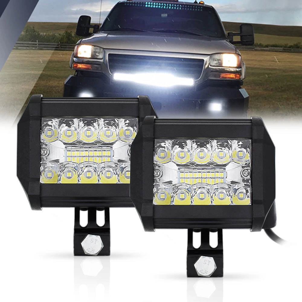 4 Inch 60W LED Car Combo Work Light Bar Spotlight Off-Road Driving Fog Lamp For JEEP Truck Boat Headlight Camping Illumination
4 Inch 60W LED Car Combo Work Light Bar Spotlight Off-Road Driving Fog Lamp For JEEP Truck Boat Headlight Camping Illumination