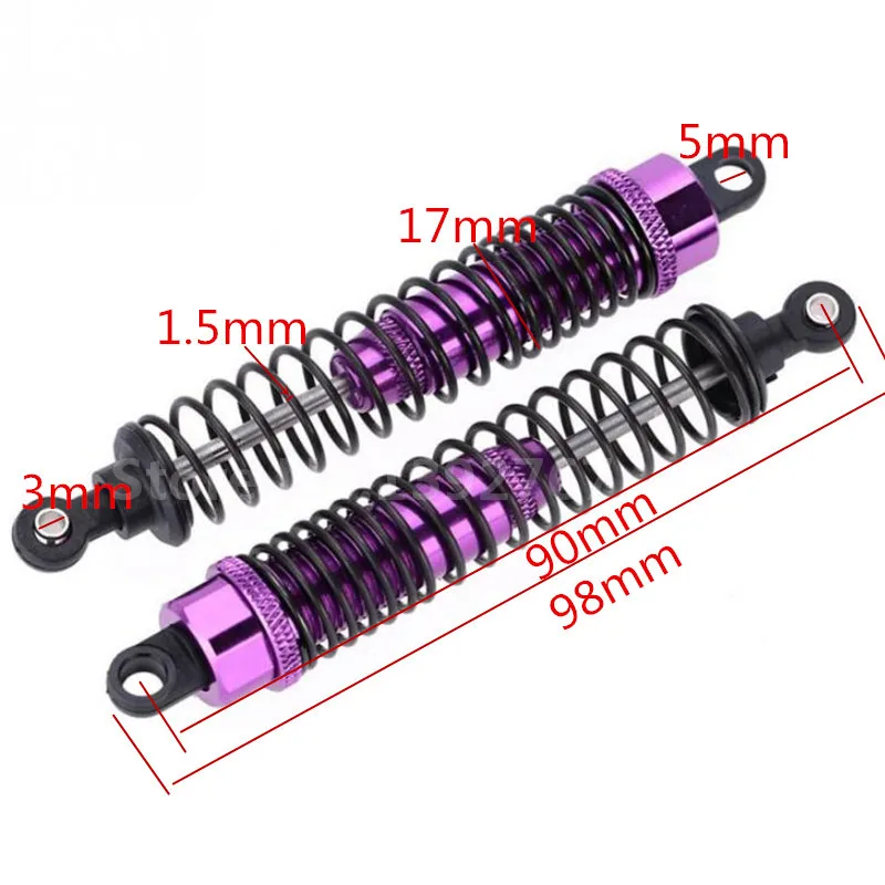 

HSP Upgrade Parts Aluminum Shock Absorber 1/10 Car 06038 166004 106004 Spare Parts Aceessories Parts Off Road Buggy BackWash