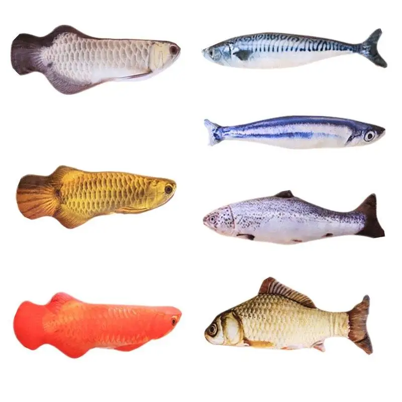 Pet Soft Plush 3D Fish Shape Cat Toy Stuffed Pillow Doll Simulation Fish Playing Toy For Pet
Pet Soft Plush 3D Fish Shape Cat Toy Stuffed Pillow Doll Simulation Fish Playing Toy For Pet
