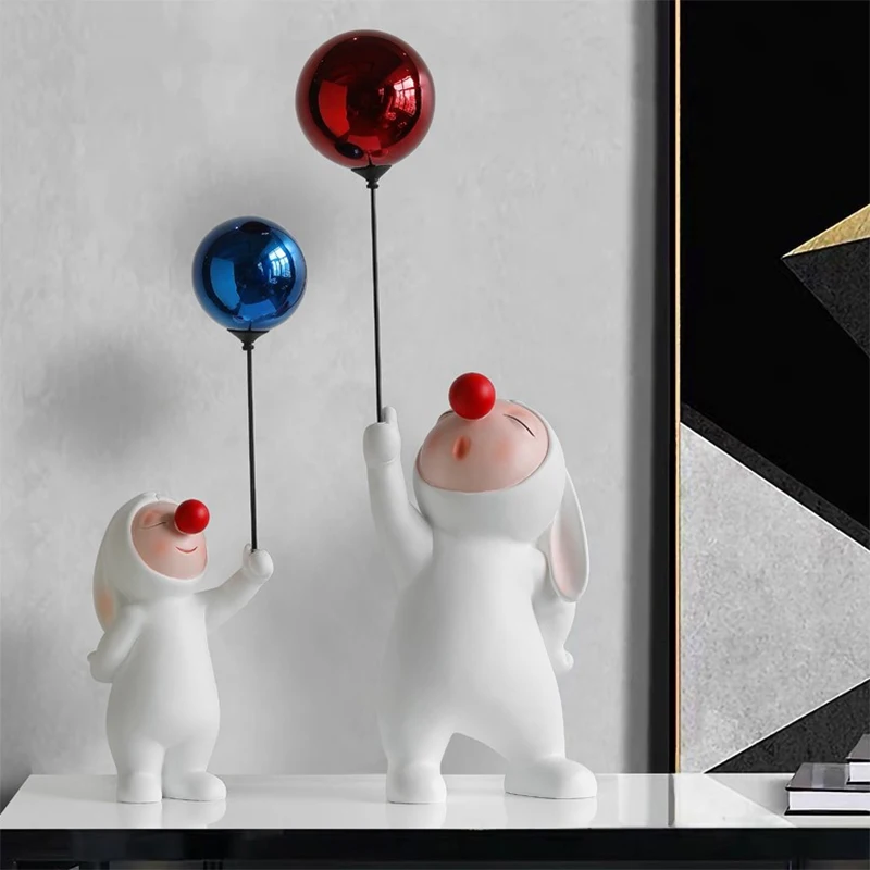 Nordic Cute Resin Balloon Elf Rabbit Figurines Miniature Animal Ornaments Interior Home Living Room Statues Porch Cabinet Decor
Nordic Cute Resin Balloon Elf Rabbit Figurines Miniature Animal Ornaments Interior Home Living Room Statues Porch Cabinet Decor