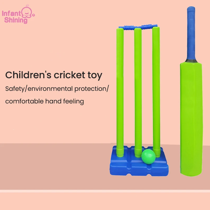 Infant Shining Children's Cricket Set Parent-Child Sports Interactive Cricket Indoor Outdoor toys High Quality Child Interestin
Infant Shining Children's Cricket Set Parent-Child Sports Interactive Cricket Indoor Outdoor toys High Quality Child Interestin