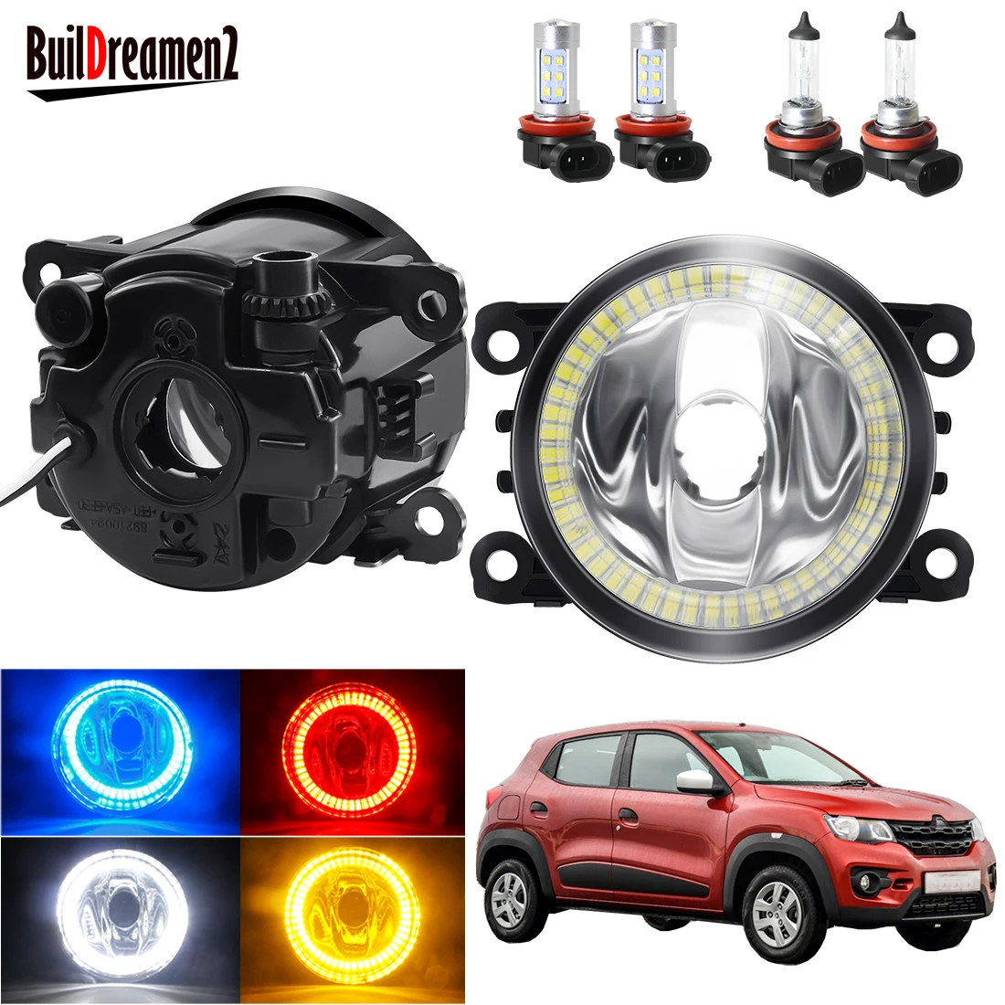 Противотумансветильник Angel Eye для Renault Kwid 2015-2018 Car H11, противотуманные фары на передний бампер в сборе, кольцевые гало, дневные ходовые огни 20 В...
Противотумансветильник Angel Eye для Renault Kwid 2015-2018 Car H11, противотуманные фары на передний бампер в сборе, кольцевые гало, дневные ходовые огни 20 В...