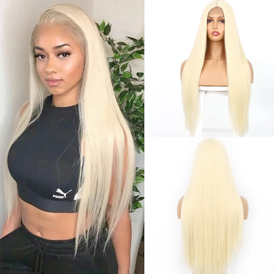 Synthetic Lace Wigs for Black Women Long Straight Wigs White/Blonde/Purple Wig Middle Part Cosplay Wigs for Party
Synthetic Lace Wigs for Black Women Long Straight Wigs White/Blonde/Purple Wig Middle Part Cosplay Wigs for Party