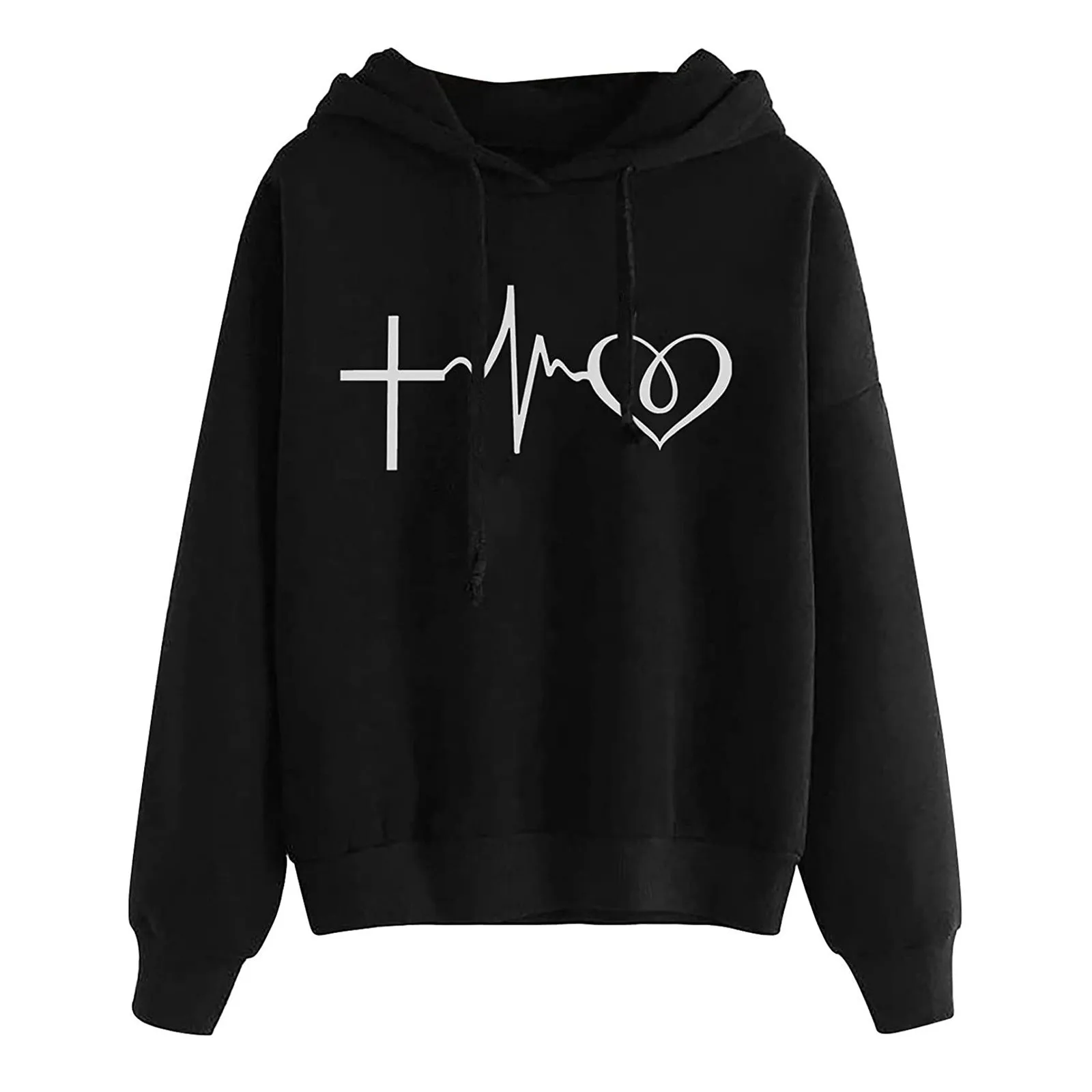 Harajuku Hoodie Women Heartbeat Printing Comfy Bright Color Long Sleeve Hoodie Streetwear Vintage Women Clothing sudaderas
Harajuku Hoodie Women Heartbeat Printing Comfy Bright Color Long Sleeve Hoodie Streetwear Vintage Women Clothing sudaderas
