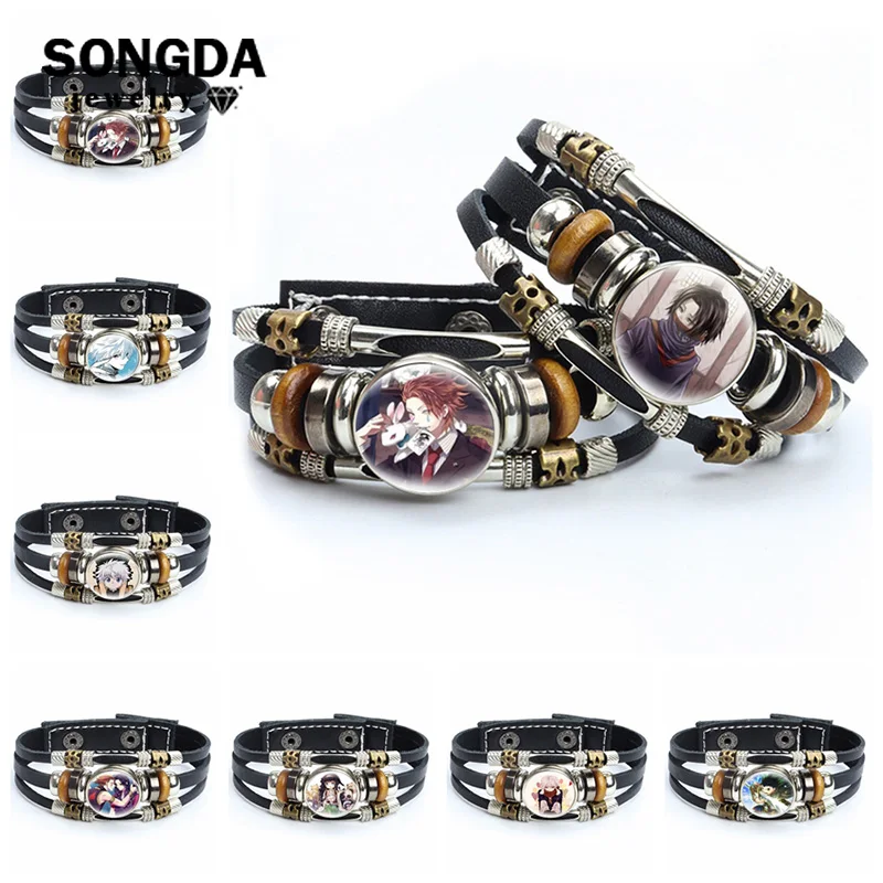 Anime Hunter X Hunter Leather Bracelet Killua Cartoon Figure Cabochon Glass Button Multilayer Bracelets & Bangles Children Gifts
Anime Hunter X Hunter Leather Bracelet Killua Cartoon Figure Cabochon Glass Button Multilayer Bracelets & Bangles Children Gifts