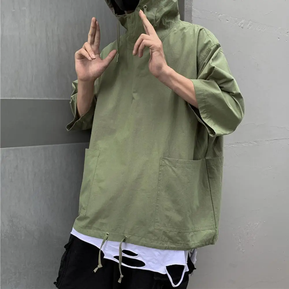 Comfy Fashion Half Sleeve Men T-shirt Skin-friendly Men T-shirt Large Pockets for Daily Wear
Comfy Fashion Half Sleeve Men T-shirt Skin-friendly Men T-shirt Large Pockets for Daily Wear