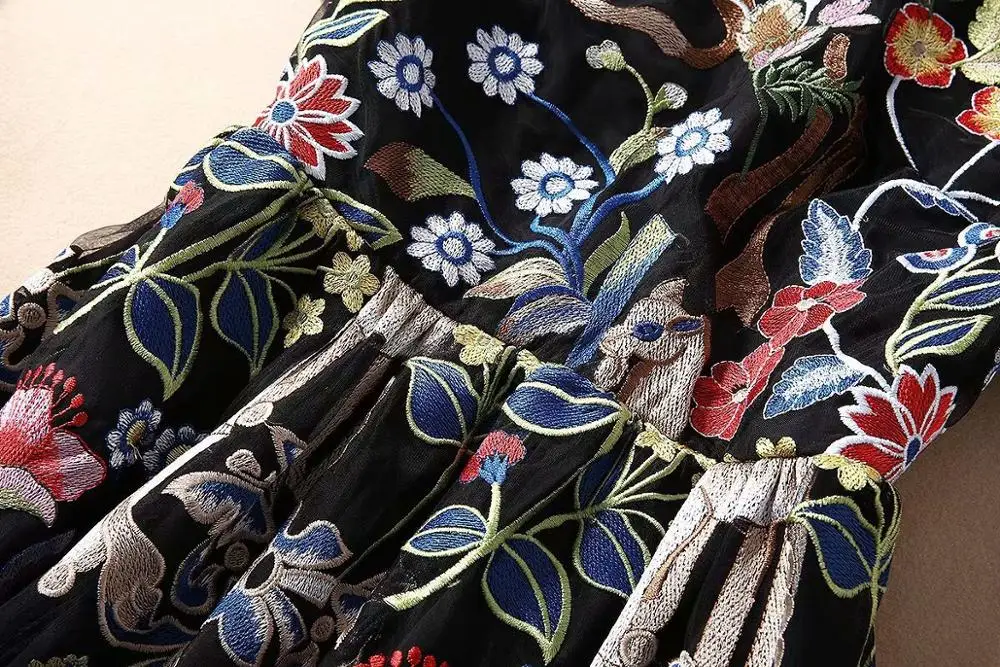 New European and American women's dresses for spring 2020 Shirt collar Heavy industry embroidered fashionable gauze dress
New European and American women's dresses for spring 2020 Shirt collar Heavy industry embroidered fashionable gauze dress