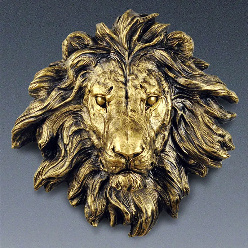 Retro Resin Wall Hanging Animal Head Decoration Art Sculpture Lion Bear Head Home Wall Decor Handmade Craft Mural Animal Statue
Retro Resin Wall Hanging Animal Head Decoration Art Sculpture Lion Bear Head Home Wall Decor Handmade Craft Mural Animal Statue