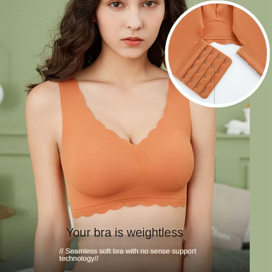 Seamless Bras For Women Underwear BH Sexy Brassiere Push Up Bralette With Pad Vest Top Bra Plus Size Bra 3XL 4XL 5XL
Seamless Bras For Women Underwear BH Sexy Brassiere Push Up Bralette With Pad Vest Top Bra Plus Size Bra 3XL 4XL 5XL
