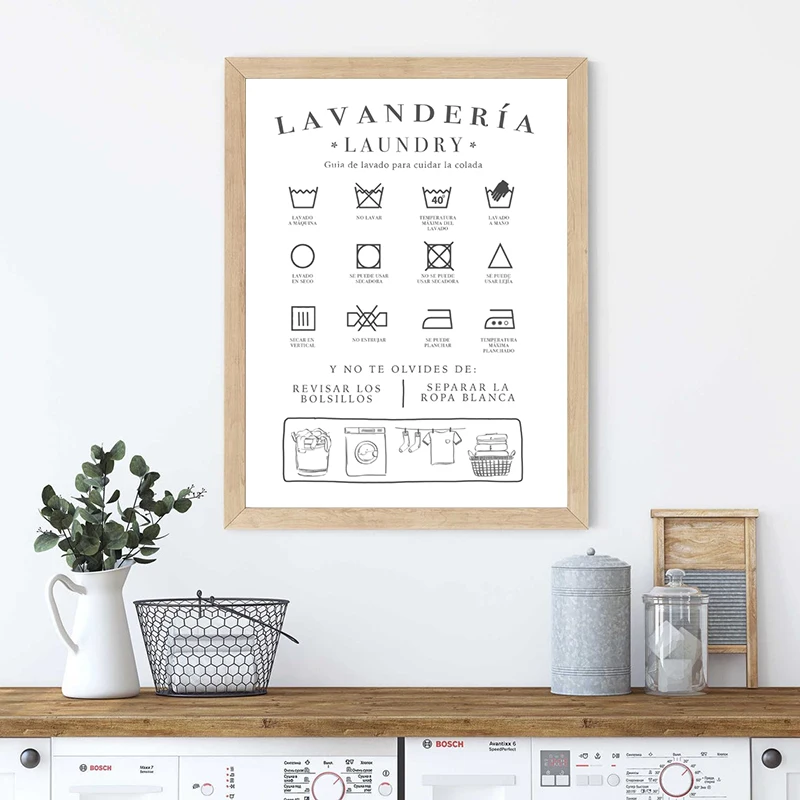 Spanish Laundry Room Wall Art Decoration Canvas Painting Picture Minimalist Poster Spain Housewarming Gifts
Spanish Laundry Room Wall Art Decoration Canvas Painting Picture Minimalist Poster Spain Housewarming Gifts