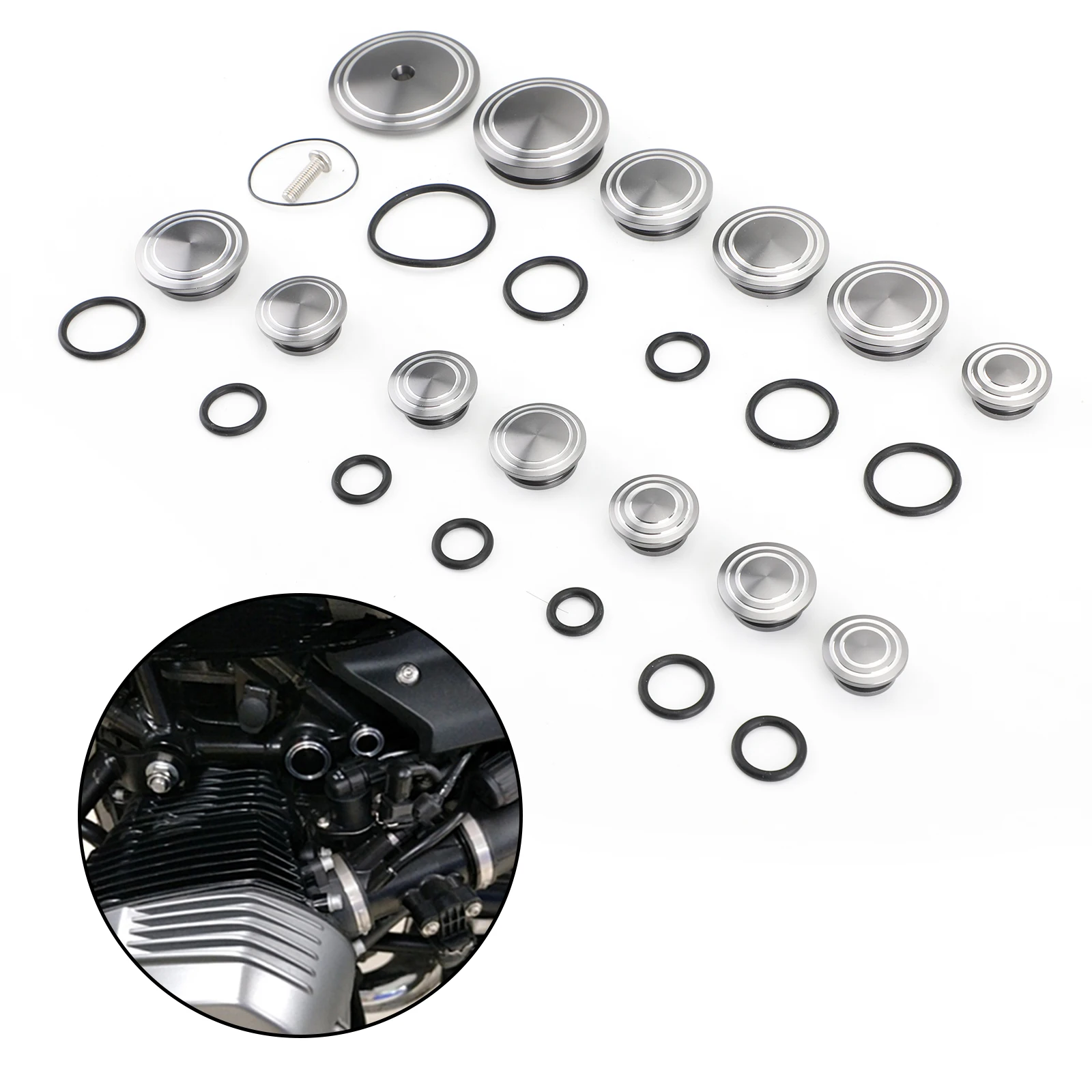 Areyourshop For BMW R Nine T R9T 2014-2016 2015 13PCS Frame Plugs Set Frame Hole Caps Decor Cover Motorcycle Accessories
Areyourshop For BMW R Nine T R9T 2014-2016 2015 13PCS Frame Plugs Set Frame Hole Caps Decor Cover Motorcycle Accessories