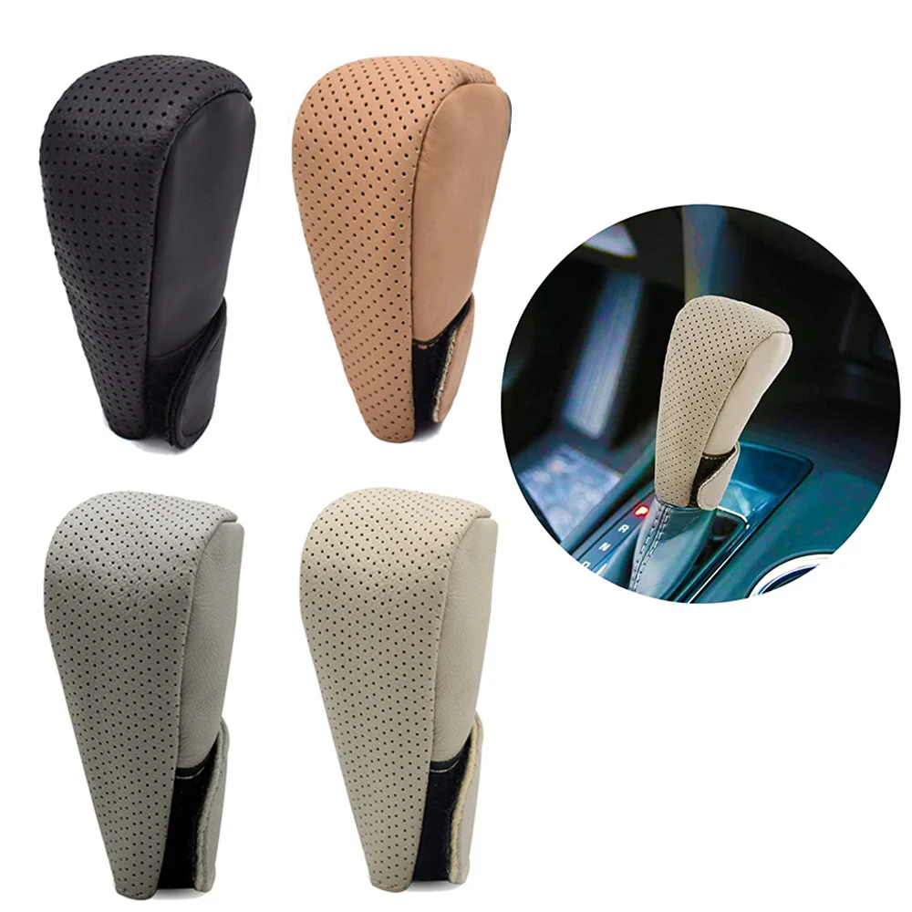 New Anti-Slip Car Gear Shift Knob Cover Collors Case Automatic Transmission Handle Shifter Level Change Stick Head Protection
New Anti-Slip Car Gear Shift Knob Cover Collors Case Automatic Transmission Handle Shifter Level Change Stick Head Protection