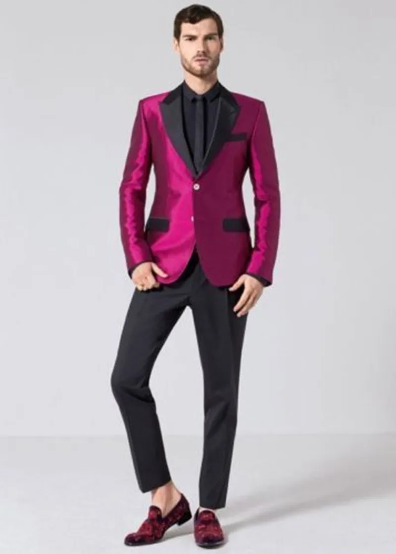 New Design Men's Fashion Suits Wedding Dress Groom Tuxedo Dinner Stylish Satin Man Blazer Terno Jacket+Pants Trajes 2 Piece
New Design Men's Fashion Suits Wedding Dress Groom Tuxedo Dinner Stylish Satin Man Blazer Terno Jacket+Pants Trajes 2 Piece