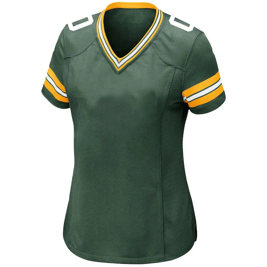 2021, женская футболка Packers для регби, футболка с дэванте, Адамс, Аарон Роджерс, Бэтт Джонс, джейсе, sternбергера, зеленая, американский футбол 
2021, женская футболка Packers для регби, футболка с дэванте, Адамс, Аарон Роджерс, Бэтт Джонс, джейсе, sternбергера, зеленая, американский футбол