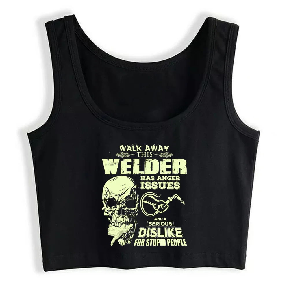 Crop Top Women Funny Welder Skull Graphic Welder Gothic Harajuku Grunge Emo Tank Top Female Clothes
Crop Top Women Funny Welder Skull Graphic Welder Gothic Harajuku Grunge Emo Tank Top Female Clothes