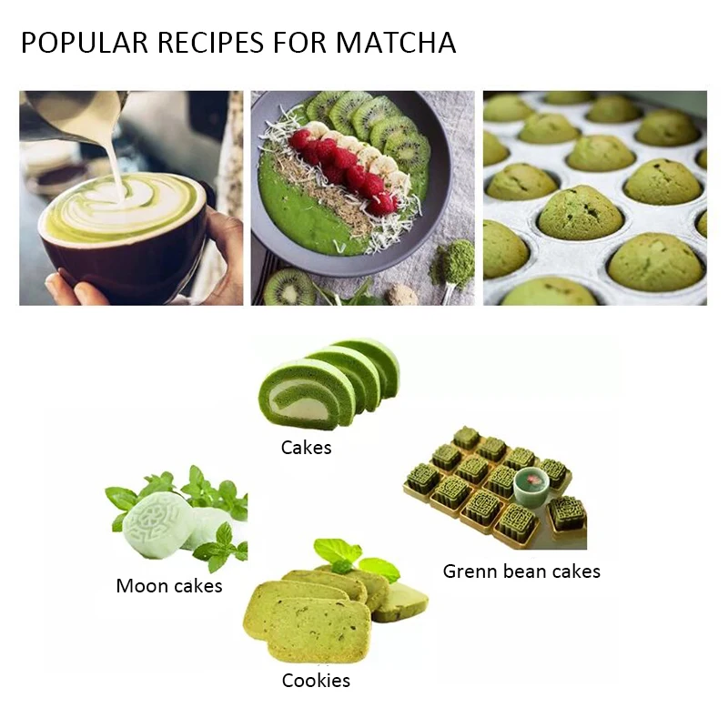 3 pcs 100% Pure Natural Japanese Matcha Powder Slim Cookie Baking Ingredients Punching Diet Matcha Milk Te_a Cake Bread Dessert
3 pcs 100% Pure Natural Japanese Matcha Powder Slim Cookie Baking Ingredients Punching Diet Matcha Milk Te_a Cake Bread Dessert