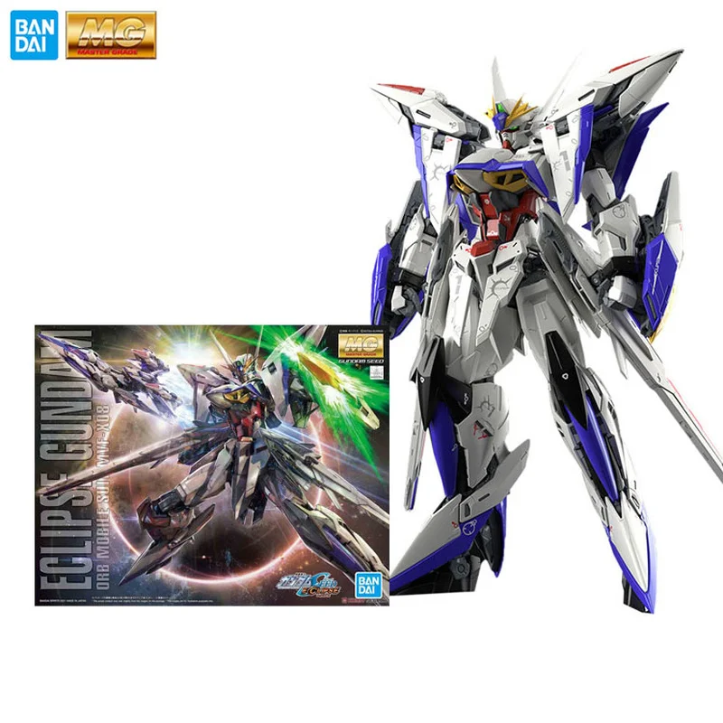 Original Bandai 61919 MG 1/100 Mobile Suit Gundam SEED MVF-X08 Eclipse Assembly Model Collection Action Figure Toy
Original Bandai 61919 MG 1/100 Mobile Suit Gundam SEED MVF-X08 Eclipse Assembly Model Collection Action Figure Toy