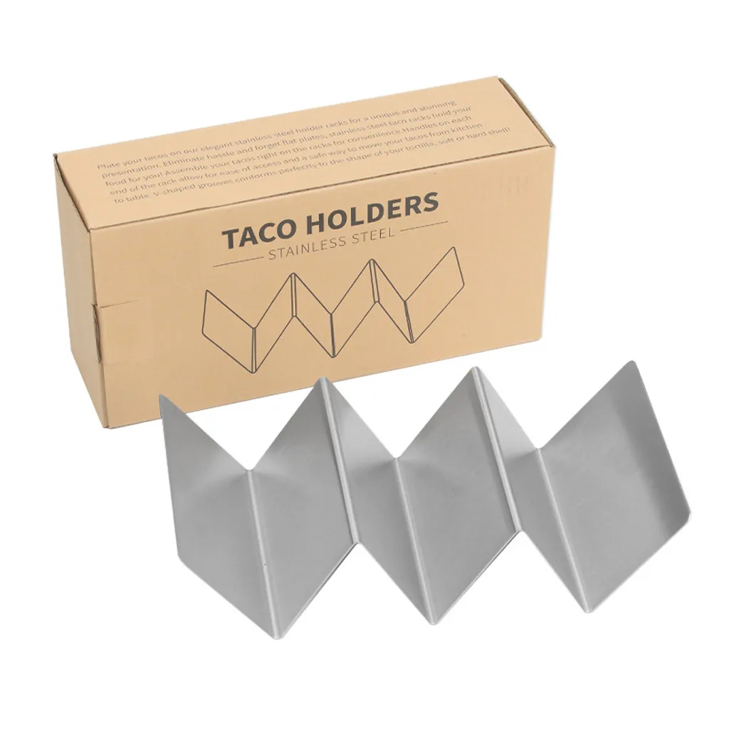 1PC Wave Shape Stainless Steel Taco Mold Holder Tortillas Stand Rack Kitchen Accessories Food Holders Tacos Metal Baking Stand
1PC Wave Shape Stainless Steel Taco Mold Holder Tortillas Stand Rack Kitchen Accessories Food Holders Tacos Metal Baking Stand