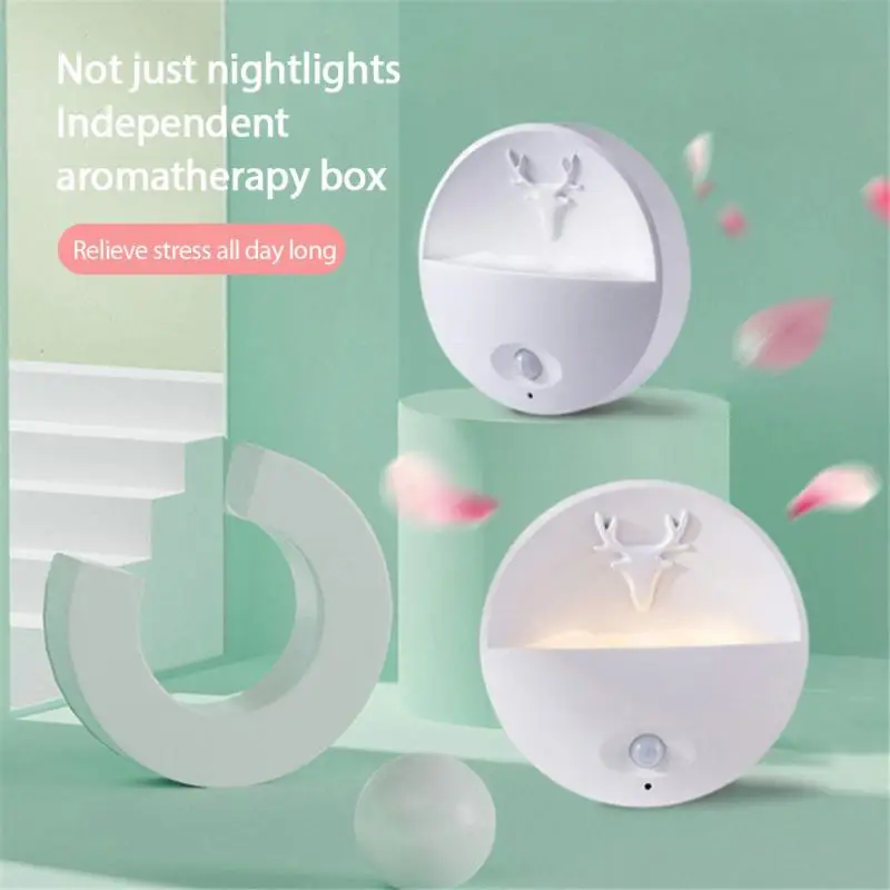 Portable Elk Shape Aromatherapy Nightlights Sensor Night Lights Bedroom Home Decor Light Detector Wall Decorative Lamp USB Lamp
Portable Elk Shape Aromatherapy Nightlights Sensor Night Lights Bedroom Home Decor Light Detector Wall Decorative Lamp USB Lamp