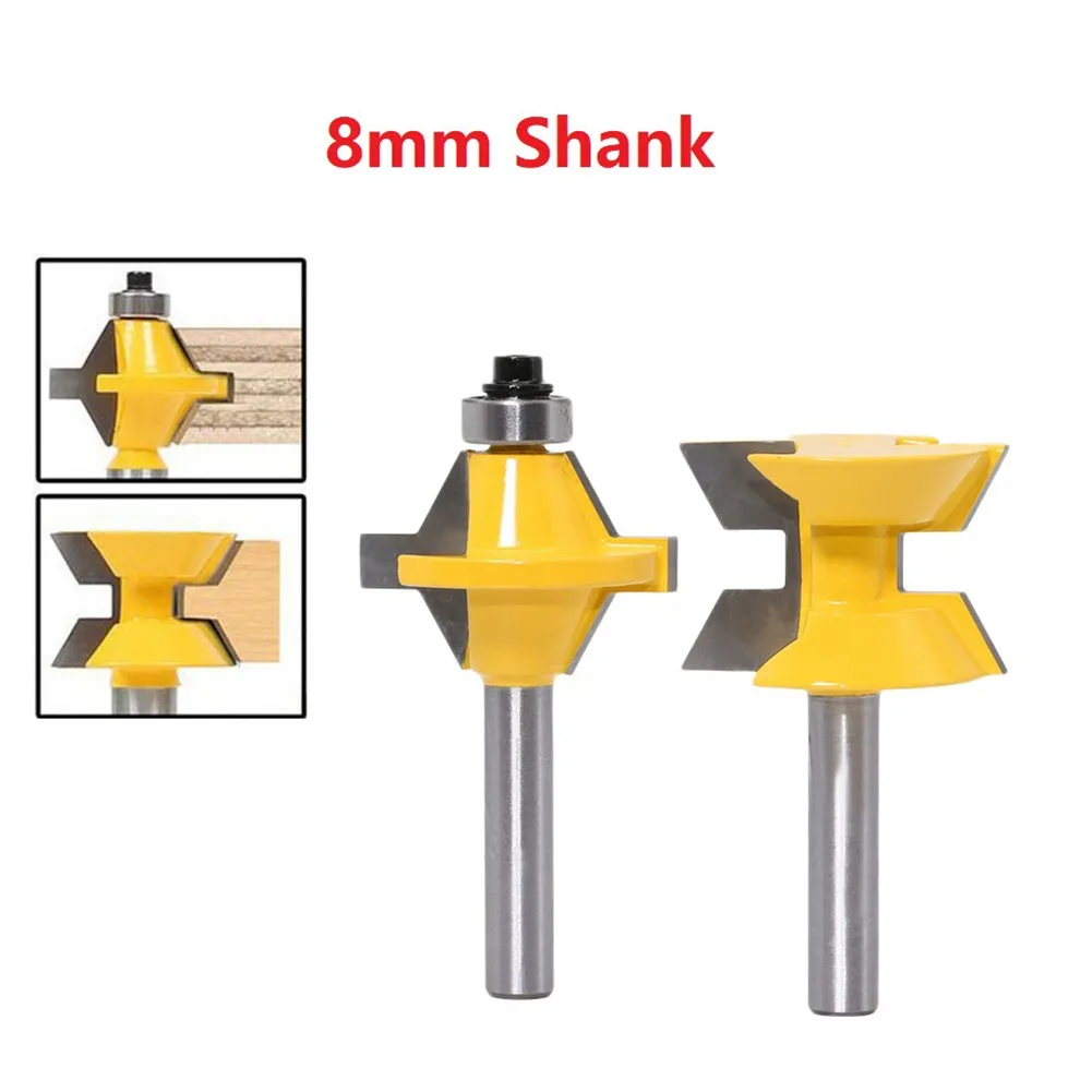 2Pcs 8mm Shank Router Bit Set 120° Woodworking Groove Chisel Cutter Tool Set Milling Cutter Woodworking Tool For Wood Tools
2Pcs 8mm Shank Router Bit Set 120° Woodworking Groove Chisel Cutter Tool Set Milling Cutter Woodworking Tool For Wood Tools