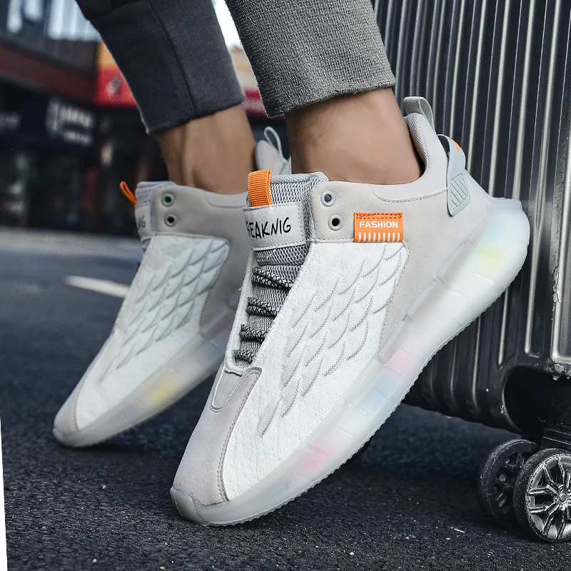 Man Shoes Casual Men Men Casual Shoes 2020 Sapatos Solid White Fashion Knitting Men's Sports Summer Sneakers
Man Shoes Casual Men Men Casual Shoes 2020 Sapatos Solid White Fashion Knitting Men's Sports Summer Sneakers