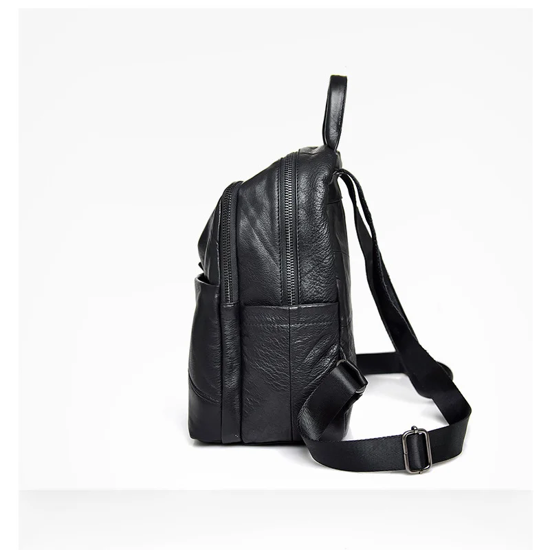 Women's Genuine Leather Backpack Bag Casual Waterproof Real Cowhide Backpacks Female Luxury Back Pack Women Travel Bagpack
Women's Genuine Leather Backpack Bag Casual Waterproof Real Cowhide Backpacks Female Luxury Back Pack Women Travel Bagpack