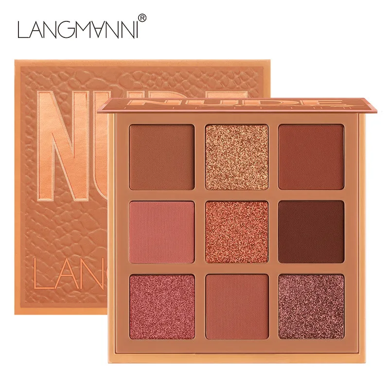 9 Color Nude Eyeshadow Palette Long lasting Diamond Glitter Shiny Eye Shadow Make Up Pigmented Makeup Kit Cosmetics
9 Color Nude Eyeshadow Palette Long lasting Diamond Glitter Shiny Eye Shadow Make Up Pigmented Makeup Kit Cosmetics