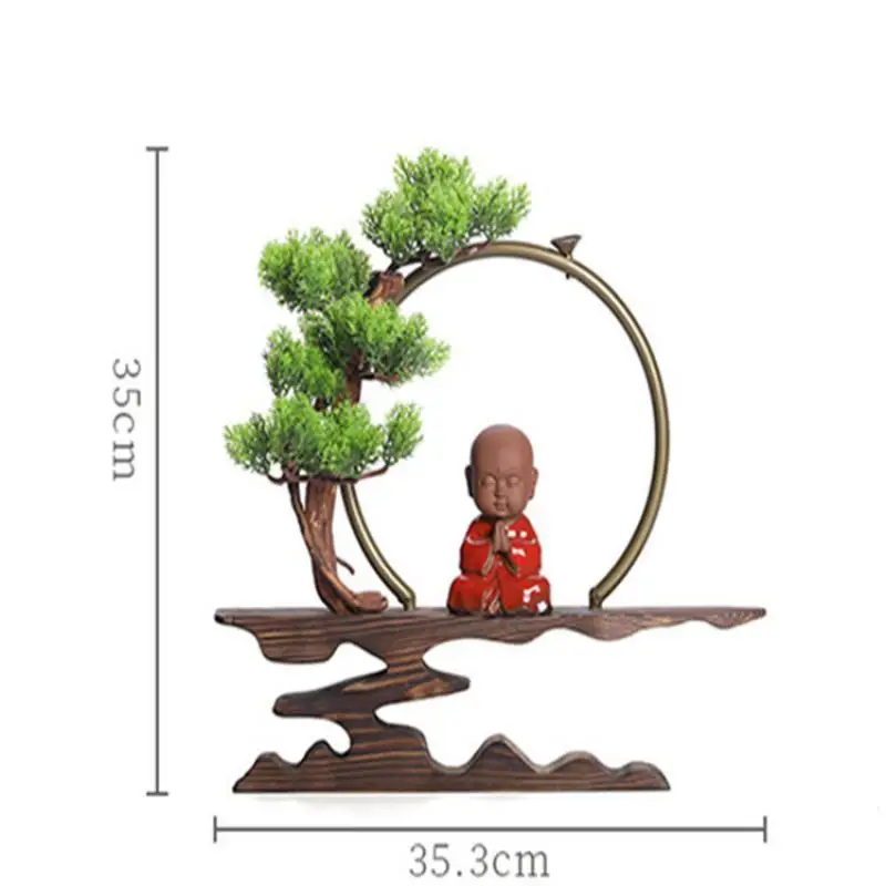 Small Monk Backflow Incense Burner Promotion Incense Cone Sticks Holder With 20 Pcs Cones Office Entrance Living Room Decoration
Small Monk Backflow Incense Burner Promotion Incense Cone Sticks Holder With 20 Pcs Cones Office Entrance Living Room Decoration