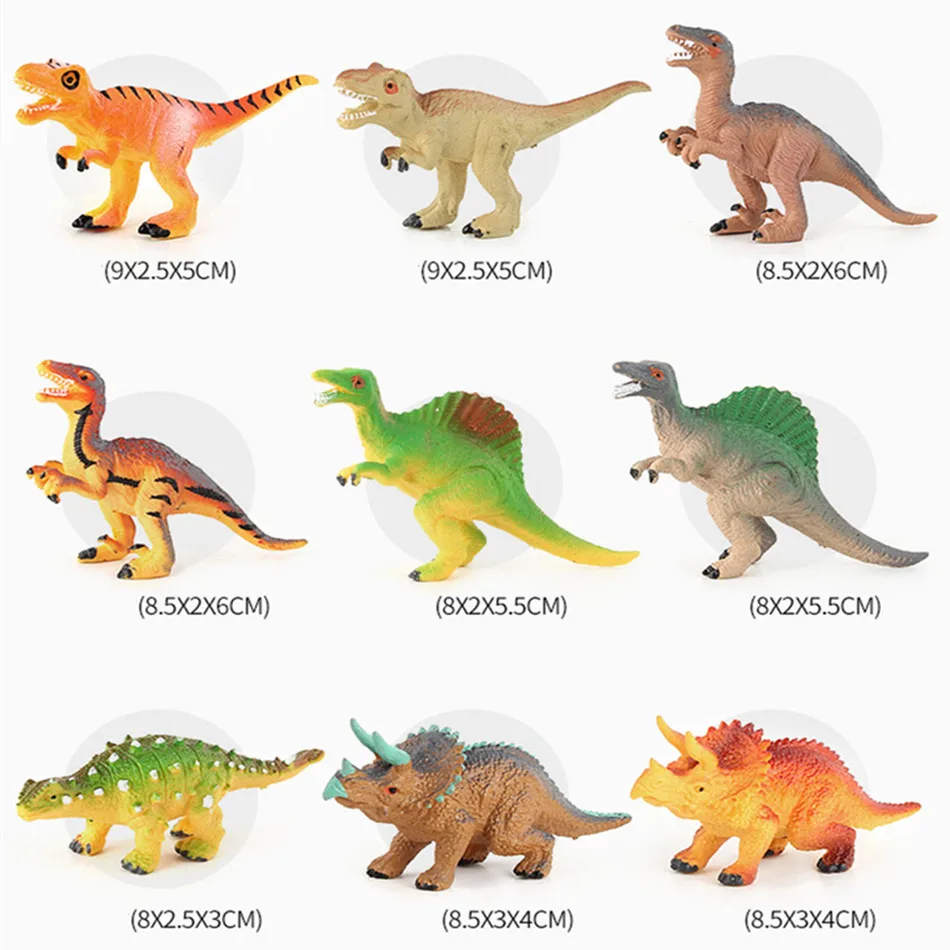 12pcs set Jurassic Dinosaurs Toys Set Action Figures Tyrannosaurus Dragon Dinosaur Toys Baby Kids Children Toy Gift Collections
12pcs set Jurassic Dinosaurs Toys Set Action Figures Tyrannosaurus Dragon Dinosaur Toys Baby Kids Children Toy Gift Collections