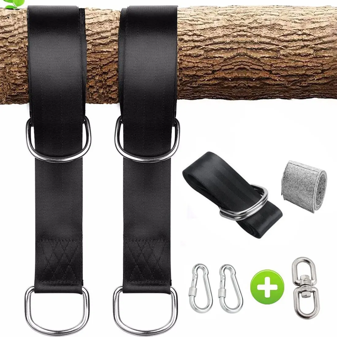 One Pair Tree Swing Hanging Kit Hammock Straps Rope Carabiner 350 KG Load Capacity OutDoor Camping Hiking Hammock Hanging Belt
One Pair Tree Swing Hanging Kit Hammock Straps Rope Carabiner 350 KG Load Capacity OutDoor Camping Hiking Hammock Hanging Belt
