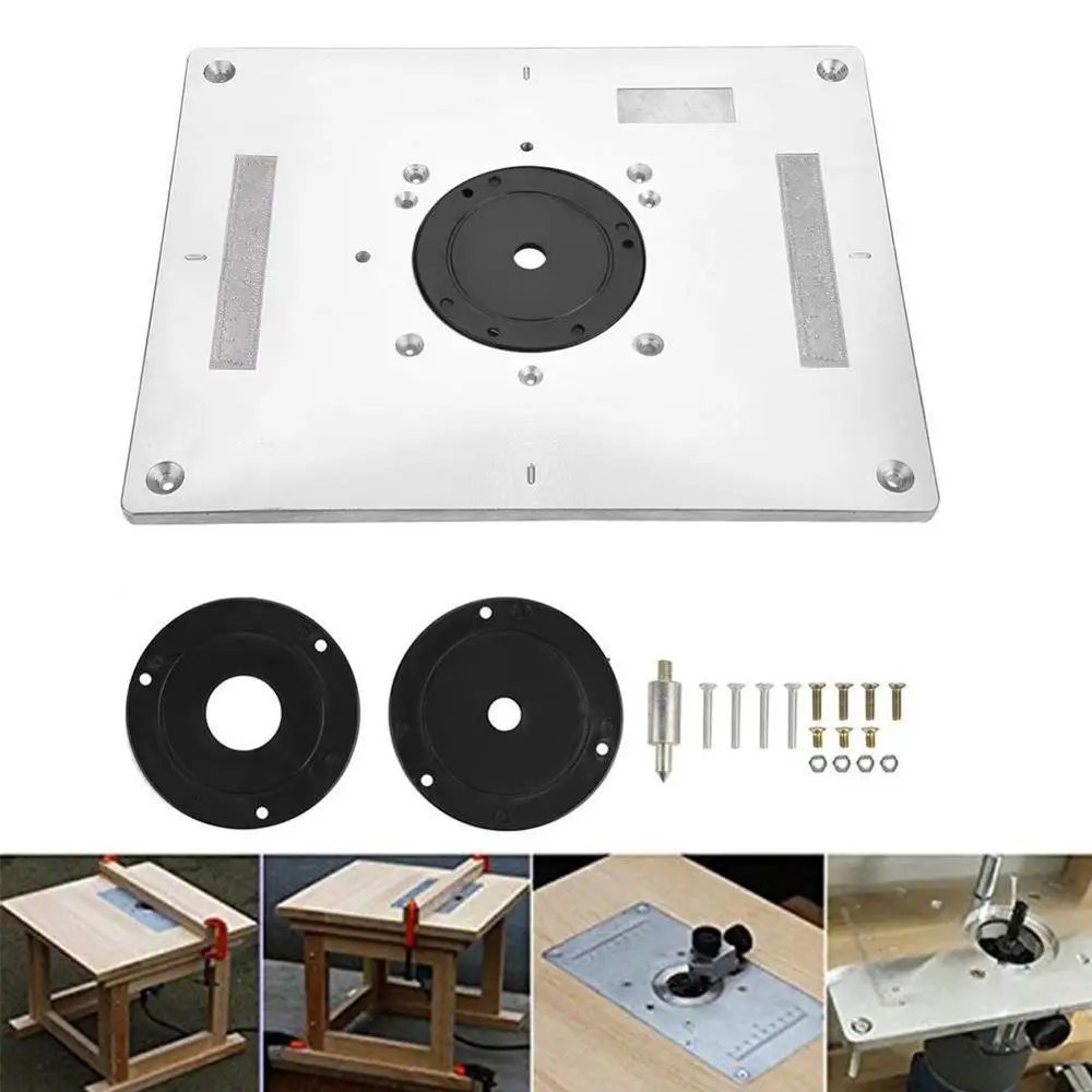 Electric Wood Milling Trimming Machine Flip Plate Guide Plate Aluminum Insert Work For Woodworking Router Bench Table Table W6D6
Electric Wood Milling Trimming Machine Flip Plate Guide Plate Aluminum Insert Work For Woodworking Router Bench Table Table W6D6