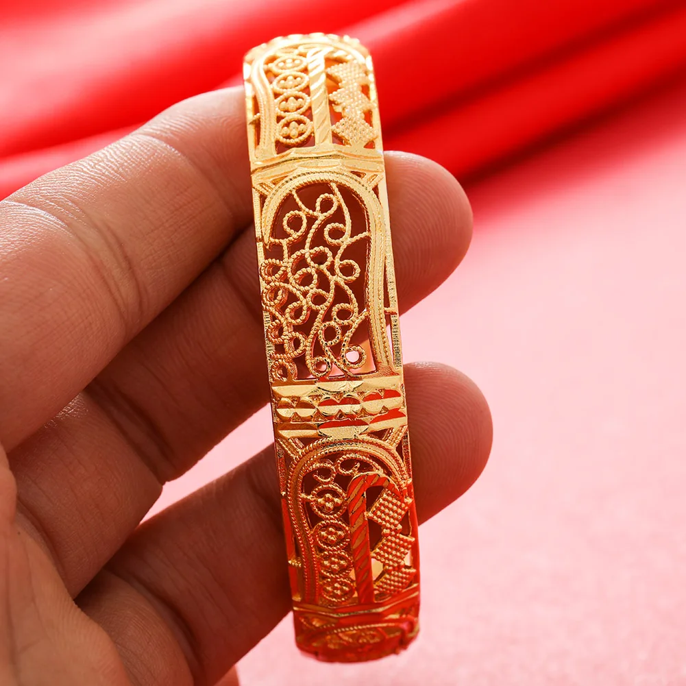 1Pcs Braclet Luxury Gold Color Jewelry Bangles indian Ethiopian African for Women Dubai Bracelet Party wedding Gifts Adjustable
1Pcs Braclet Luxury Gold Color Jewelry Bangles indian Ethiopian African for Women Dubai Bracelet Party wedding Gifts Adjustable