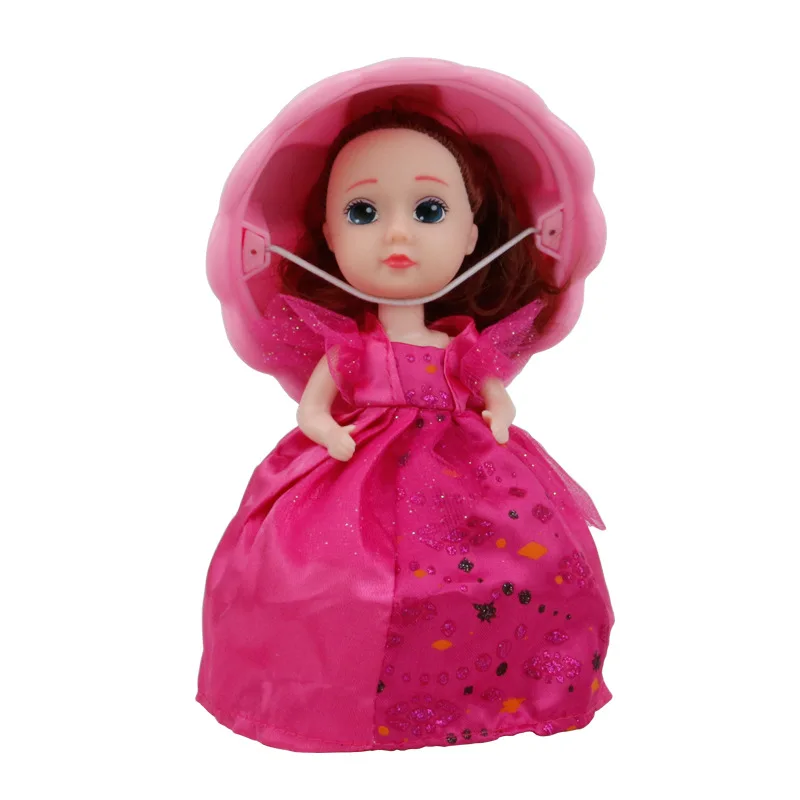 1 шт 15 см мультфильм прекрасный сюрприз кекс принцесса кукла трансформируется