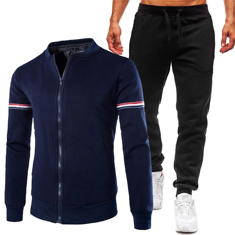 2021 Autumn Men's Fashion Sportswear 2 Piece Sets Sports Hooded Jacket+Pants Sweatsuit Male Casual Tracksuit Plus Size S-4XL
2021 Autumn Men's Fashion Sportswear 2 Piece Sets Sports Hooded Jacket+Pants Sweatsuit Male Casual Tracksuit Plus Size S-4XL