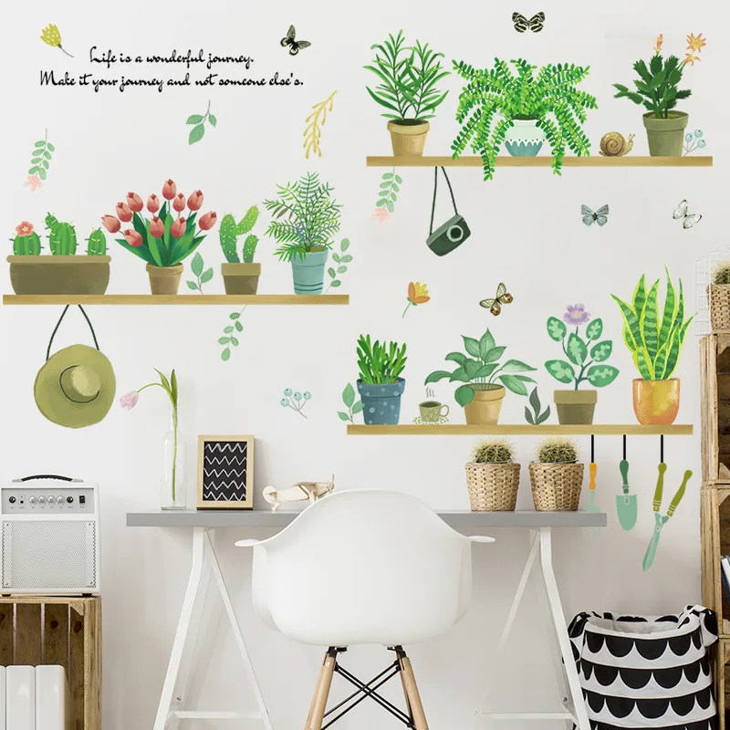 Removable Flowerpot Wall Stickers for Living room Kitchen Bedroom Eco-friendly Wall Decals Vinyl DIY Art Murals Home Decoration
Removable Flowerpot Wall Stickers for Living room Kitchen Bedroom Eco-friendly Wall Decals Vinyl DIY Art Murals Home Decoration