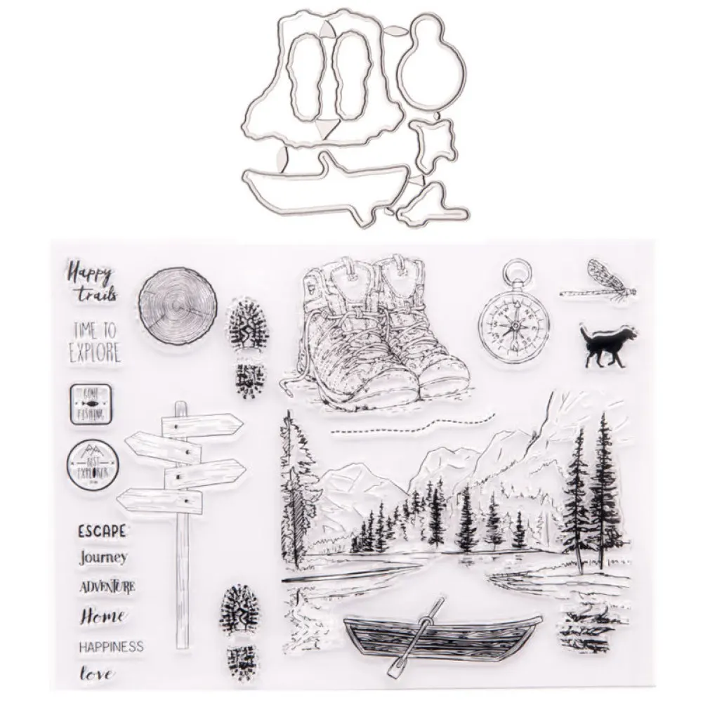 Travel Shoes Footprint Mountain Forest STAMPS Metal Cutting Dies Stencil Dies for DIY Scrapbooking Decor Paper Card Making
Travel Shoes Footprint Mountain Forest STAMPS Metal Cutting Dies Stencil Dies for DIY Scrapbooking Decor Paper Card Making