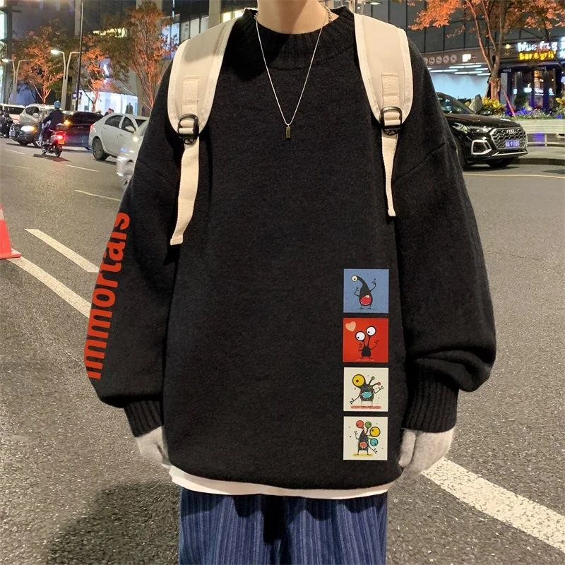 Новое поступление 2021, Корейская Молодежная модная уличная одежда, теплый вязаный свитер с круглым вырезом, белое Мужское пальто, одежда, бес...
Новое поступление 2021, Корейская Молодежная модная уличная одежда, теплый вязаный свитер с круглым вырезом, белое Мужское пальто, одежда, бес...