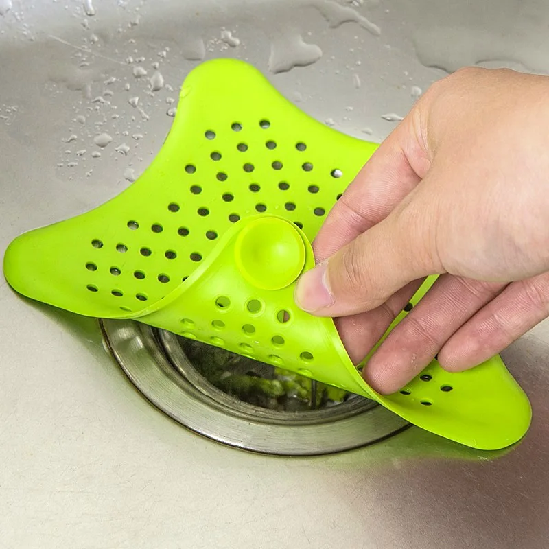 Star Silicone Sink Floor Drain Hair Catcher Bath Stopper Plug Strainer Filter Shower Bathroom Kitchen Accessories Toliet Tools
Star Silicone Sink Floor Drain Hair Catcher Bath Stopper Plug Strainer Filter Shower Bathroom Kitchen Accessories Toliet Tools