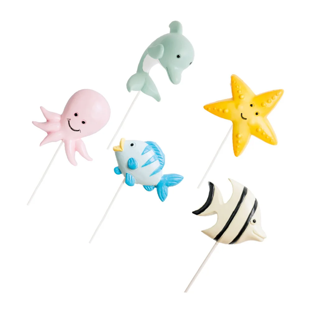 5pcs Cartoon Design Cake Topper Party Cupcake Insert Birthday Cake Decors
5pcs Cartoon Design Cake Topper Party Cupcake Insert Birthday Cake Decors