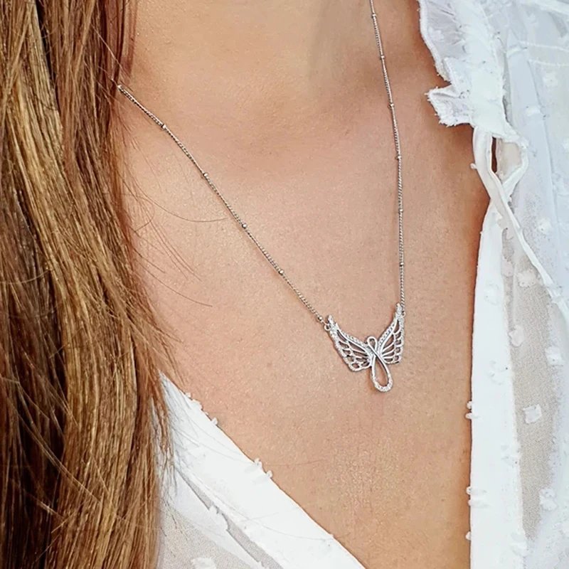 New 2021 Angel Wing Shape Women Necklace Romantic Anniversary Girl Gift Delicate Female Pendent Necklace Jewelry dropshopping
New 2021 Angel Wing Shape Women Necklace Romantic Anniversary Girl Gift Delicate Female Pendent Necklace Jewelry dropshopping