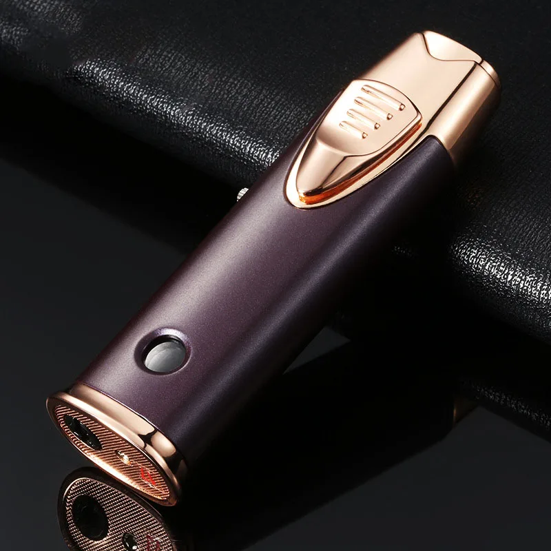 Metal Windproof Butane Inflatable Lighter Blue Flame Portable Lighter Point Cigar Lighters Smoking Gas Double Fire
Metal Windproof Butane Inflatable Lighter Blue Flame Portable Lighter Point Cigar Lighters Smoking Gas Double Fire
