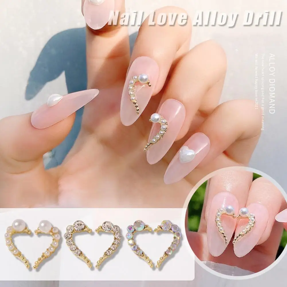 6pcs Nail Decoration 3D Heart Alloy Nail Art Decoration Fashion Splice Love Manicure Jewelry Ornaments Nail Rhinestones
6pcs Nail Decoration 3D Heart Alloy Nail Art Decoration Fashion Splice Love Manicure Jewelry Ornaments Nail Rhinestones