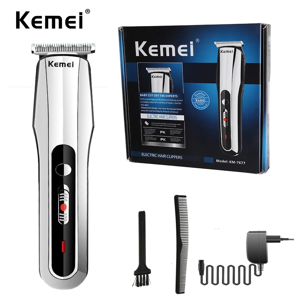 kemei electric Hair Trimmer KM-7677 cordless all age use electric Hair Clipper hair Cutter beard trimmer rechargeable
kemei electric Hair Trimmer KM-7677 cordless all age use electric Hair Clipper hair Cutter beard trimmer rechargeable