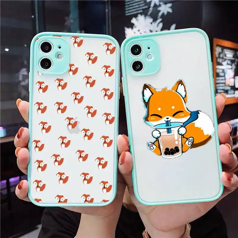 Anime funny foxs lovely cute Phone Case Matte Transparent for iPhone 7 8 11 12 s mini pro X XS XR MAX Plus cover funda
Anime funny foxs lovely cute Phone Case Matte Transparent for iPhone 7 8 11 12 s mini pro X XS XR MAX Plus cover funda