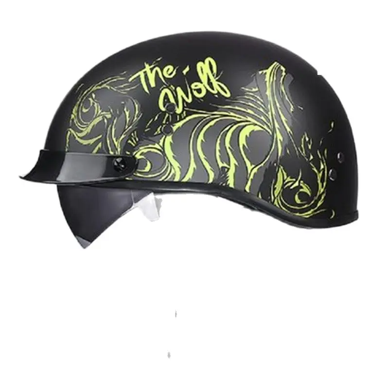 Wolf Half Face Helmet Motocross Capacete De Capacete Cascos Para Casque Moto Motorcycle Accessories Atv Motorcycle Kask
Wolf Half Face Helmet Motocross Capacete De Capacete Cascos Para Casque Moto Motorcycle Accessories Atv Motorcycle Kask